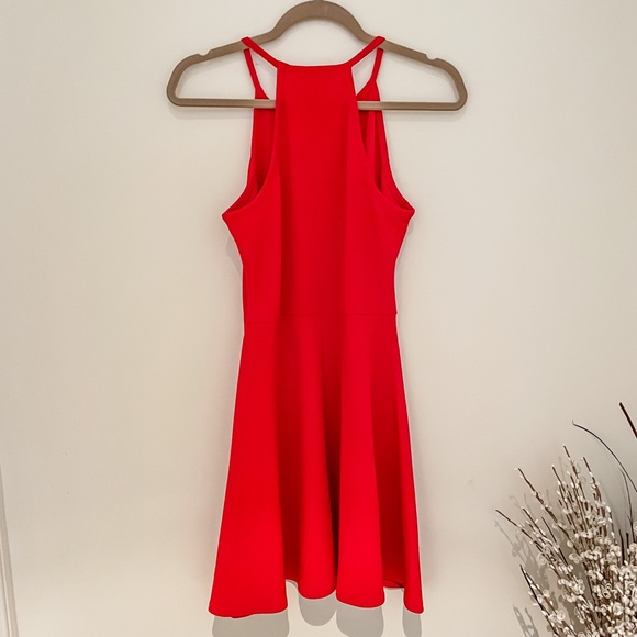 Olivia Rae - Red Halter Mini Dress (M) never worn! - Picture 2 of 2